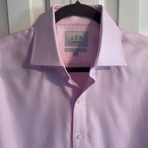 Ledbury mens 15.5 pink dress shirt like new